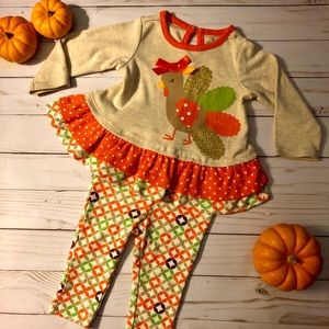9 mo. Turkey Dress Shirt W/Pants